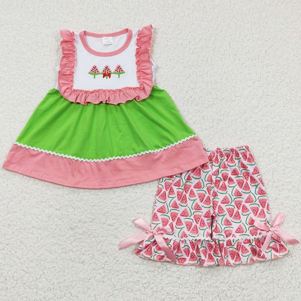 summer girls clothing shorts sets cotton boutique toddler baby girl clothes watermelon embroidery cute kids children outfit wholesale, White
summer girls clothing shorts sets cotton boutique toddler baby girl clothes watermelon embroidery cute kids children outfit wholesale, White