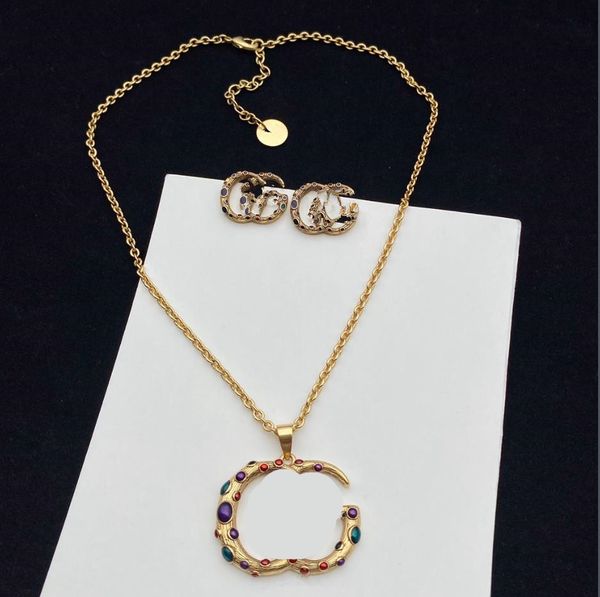 2023 pendant necklaces luxury brand fashion jewelry set necklace bracelet earrings, Silver
2023 pendant necklaces luxury brand fashion jewelry set necklace bracelet earrings, Silver