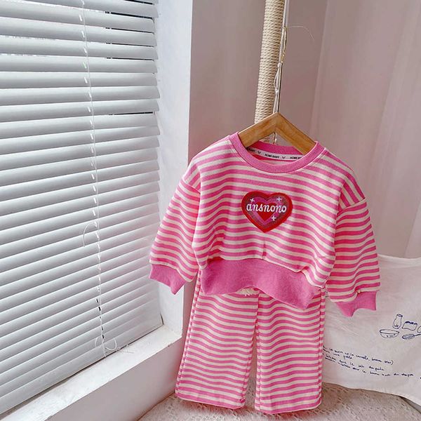spring autumn kids girls clothes sets casual striped o-neck pullover shirtwithpants 2pcs children clothing sweatshirt suit 1-6y p230331, White
spring autumn kids girls clothes sets casual striped o-neck pullover shirtwithpants 2pcs children clothing sweatshirt suit 1-6y p230331, White
