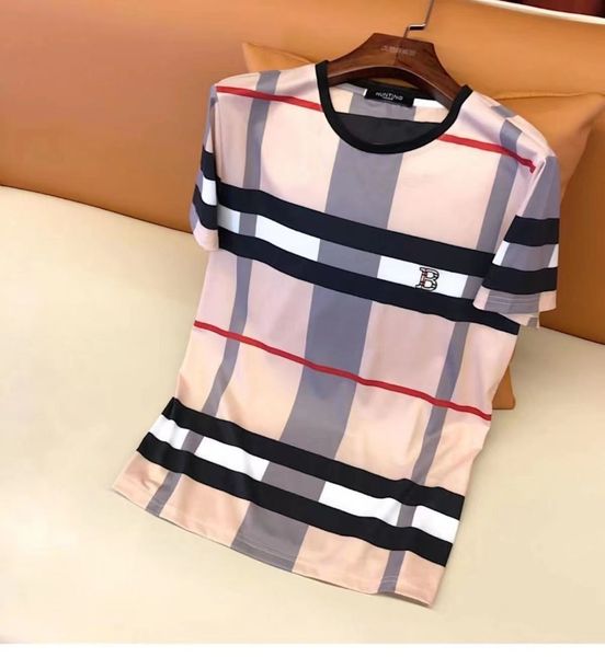 europe station summer short-sleeved t-shirt men's new ice silk plaid letter printing youth trend plus size t-shirt, White;black
europe station summer short-sleeved t-shirt men's new ice silk plaid letter printing youth trend plus size t-shirt, White;black