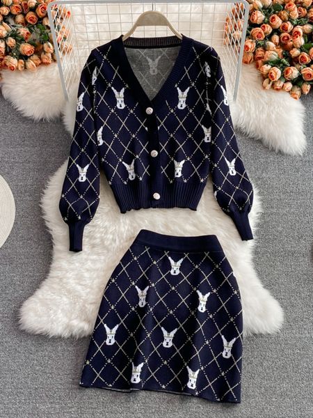 two piece dress small fragrance vintage knit set women sweater cardigan coat crop mini skirts sets fashion casual 2 suits 230331, White
two piece dress small fragrance vintage knit set women sweater cardigan coat crop mini skirts sets fashion casual 2 suits 230331, White