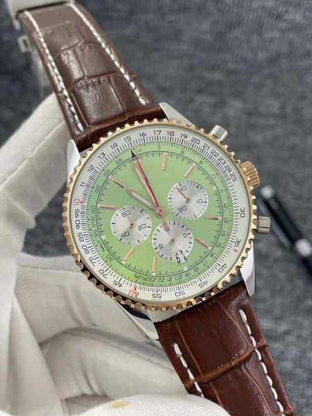 wristwatches for men 2023 new mens watches diameter all dial work quartz watch navitimer 1884 luxury brand chronograph clock steel belt men, Slivery;brown
wristwatches for men 2023 new mens watches diameter all dial work quartz watch navitimer 1884 luxury brand chronograph clock steel belt men, Slivery;brown