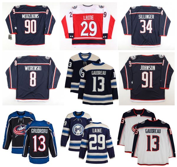johnny gaudreau blue jackets hockey jersey columbus rick nash patrik laine zach werenski boone jenner cole sillinger kent johnsonv kuraly re, Black;red
johnny gaudreau blue jackets hockey jersey columbus rick nash patrik laine zach werenski boone jenner cole sillinger kent johnsonv kuraly re, Black;red