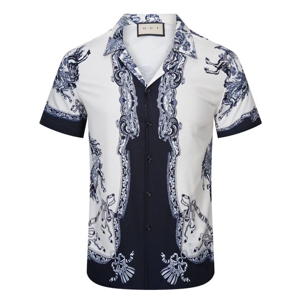 ggg2023fmen's women's casual shirt summer hawaiian style button polo collar open front short sleeve plus size shirt brand designer, White;black
ggg2023fmen's women's casual shirt summer hawaiian style button polo collar open front short sleeve plus size shirt brand designer, White;black