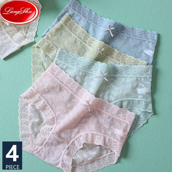 women's panties 4-piece/set seamless underwear women's solid underwear cute bow breathable cotton crotch underwear women's tr, Black;pink
women's panties 4-piece/set seamless underwear women's solid underwear cute bow breathable cotton crotch underwear women's tr, Black;pink