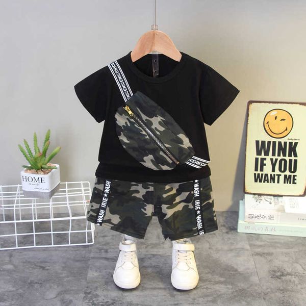 children cotton baby boy girl clothes summer camouflage bag sport t-shirt shorts 2pcs/sets infant outfit kids toddler tracksuits p230331, White
children cotton baby boy girl clothes summer camouflage bag sport t-shirt shorts 2pcs/sets infant outfit kids toddler tracksuits p230331, White