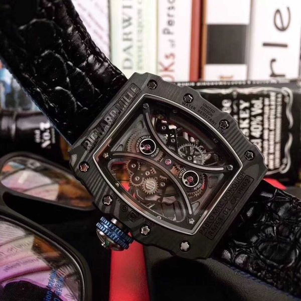 luxury mechanical watch richar mills rm53-01swiss automatic movement sapphire mirror imported rubber watchband z0lm hoas, Slivery;brown
luxury mechanical watch richar mills rm53-01swiss automatic movement sapphire mirror imported rubber watchband z0lm hoas, Slivery;brown