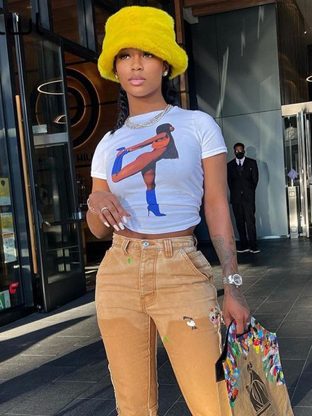 women's t-shirt fqlwl spring summer fashion graphic t shirts tee o neck short sleeve print crop streetwear funny white 230331
women's t-shirt fqlwl spring summer fashion graphic t shirts tee o neck short sleeve print crop streetwear funny white 230331