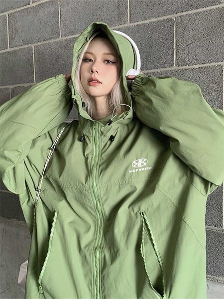women's trench coats qweek y2k green windbreaker jacket women oversized hip hop streetwear black waterproof hooded coat harajuku techwe, Tan;black
women's trench coats qweek y2k green windbreaker jacket women oversized hip hop streetwear black waterproof hooded coat harajuku techwe, Tan;black