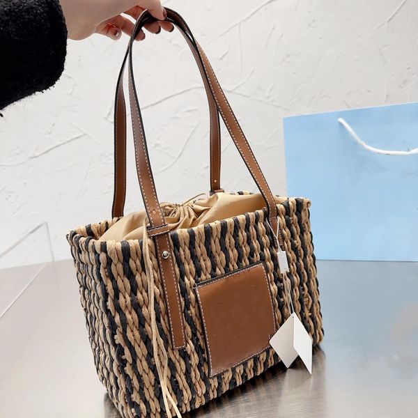 23ss designer beach bag summer fashion women woven female handbag vacation straw bags casual large capacity
23ss designer beach bag summer fashion women woven female handbag vacation straw bags casual large capacity
