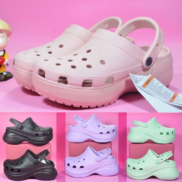 classic bae clog sandal women designer sandals height increasing platform clogs waterproof shoes cream thick bottom pool slippers hospital n, Black
classic bae clog sandal women designer sandals height increasing platform clogs waterproof shoes cream thick bottom pool slippers hospital n, Black