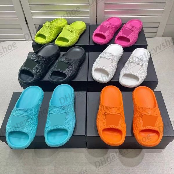 3d slides luxury shoe designer woman men slipper barocco dimension sliders round toe rubber head summer classic outside beach flat slide, Black
3d slides luxury shoe designer woman men slipper barocco dimension sliders round toe rubber head summer classic outside beach flat slide, Black