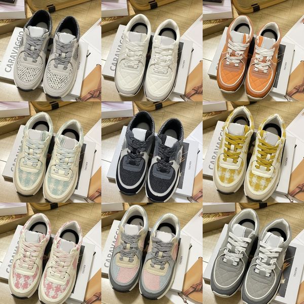 designer sneakers calfskin quilted logo shoes women lady reflective runner vintage suede leather trainers all-match stylist tweed patchwork
designer sneakers calfskin quilted logo shoes women lady reflective runner vintage suede leather trainers all-match stylist tweed patchwork
