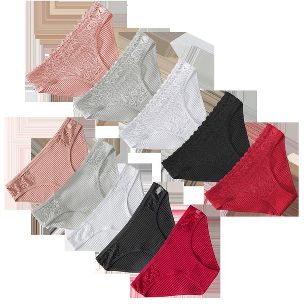 women's panties 10 pieces/set cotton underwear women's lace underwear solid color women's underwear women's underwear 23, Black;pink
women's panties 10 pieces/set cotton underwear women's lace underwear solid color women's underwear women's underwear 23, Black;pink