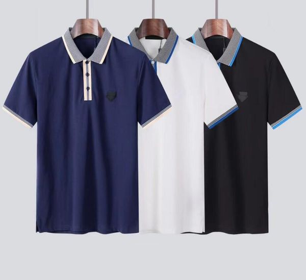 talent men's lapel short sleeve polo shirt men's summer new solid color casual t-shirt, White;black
talent men's lapel short sleeve polo shirt men's summer new solid color casual t-shirt, White;black