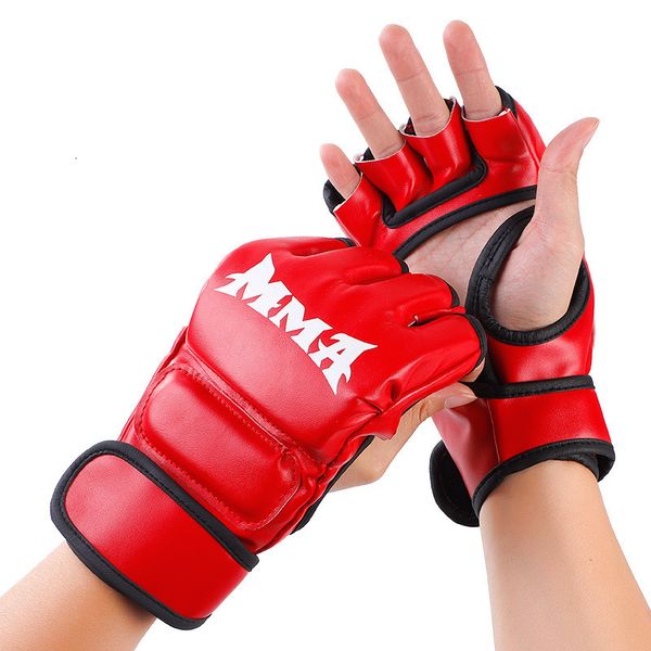 sports gloves outdoors training thick boxing half finger sanda taekwondo fight sandbag professional fitness equipment 230331, Black
sports gloves outdoors training thick boxing half finger sanda taekwondo fight sandbag professional fitness equipment 230331, Black