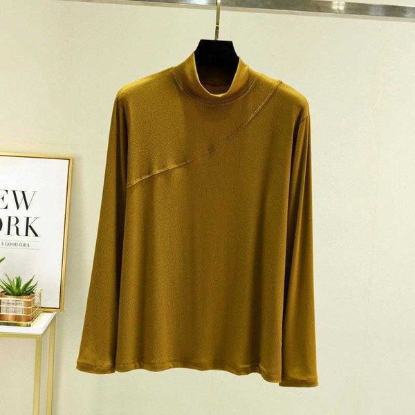 korean style slimming thickened blouses thread stitching womens middle aged mom, White
korean style slimming thickened blouses thread stitching womens middle aged mom, White