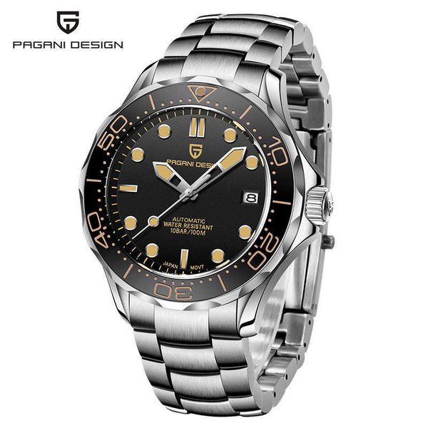 luxury watch 007 same watches swiss men's waterproof glow biwan 8800 movement, Slivery;brown
luxury watch 007 same watches swiss men's waterproof glow biwan 8800 movement, Slivery;brown