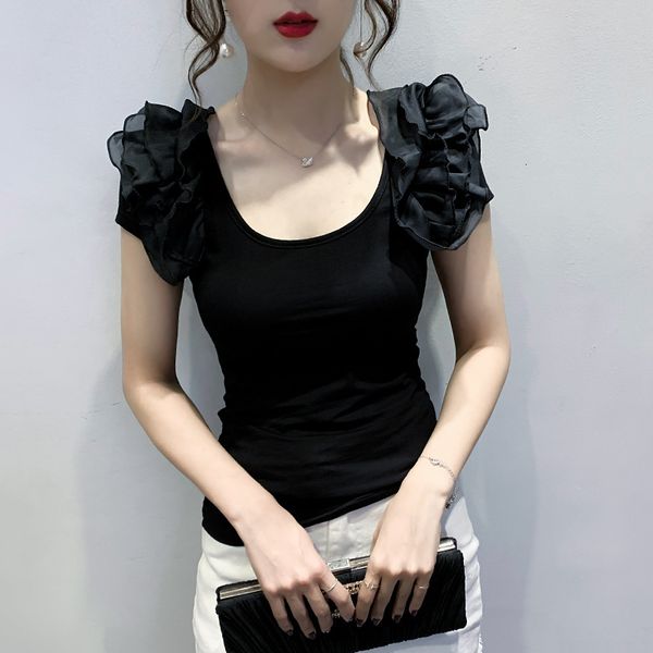 women's t-shirt wxw7432 black and white yellow butterfly sleeve women's o-neck basic t-shirt women's short sleeve tight women
women's t-shirt wxw7432 black and white yellow butterfly sleeve women's o-neck basic t-shirt women's short sleeve tight women