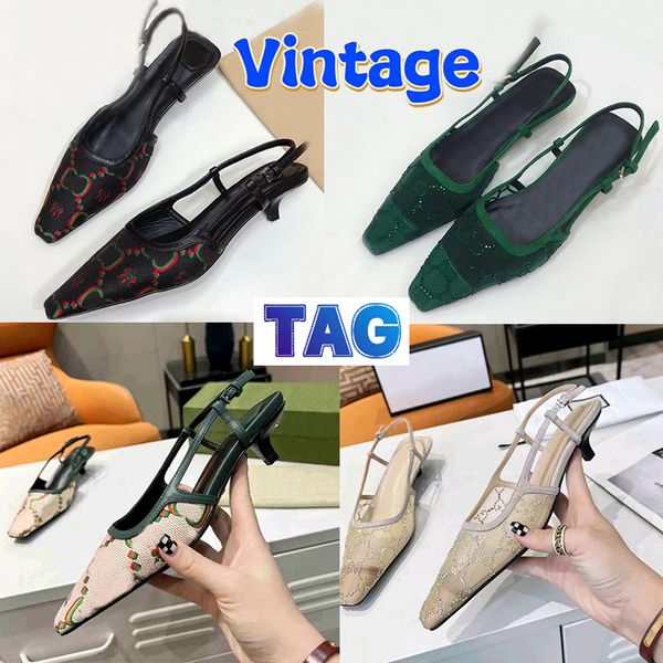 designer women dress shoes high heels luxury kitten heel slingback vintage sandals classic sandal womens mid-heel party wedding ladies mesh, Black
designer women dress shoes high heels luxury kitten heel slingback vintage sandals classic sandal womens mid-heel party wedding ladies mesh, Black
