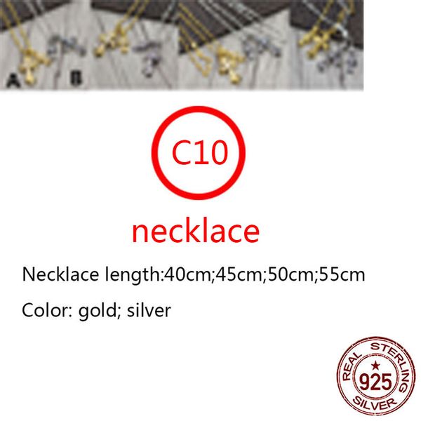c10 s925 sterling silver necklace personalized fashion punk hip hop style versatile gold plated cross flower set diamond letter shape gift f
c10 s925 sterling silver necklace personalized fashion punk hip hop style versatile gold plated cross flower set diamond letter shape gift f