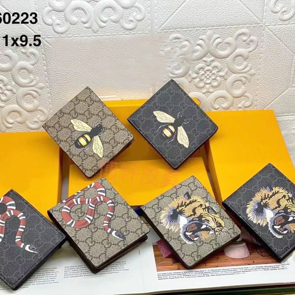 men animal short wallet leather black snake tiger bee wallets women long style purse wallet card holders with cards gift box, Red;black
men animal short wallet leather black snake tiger bee wallets women long style purse wallet card holders with cards gift box, Red;black