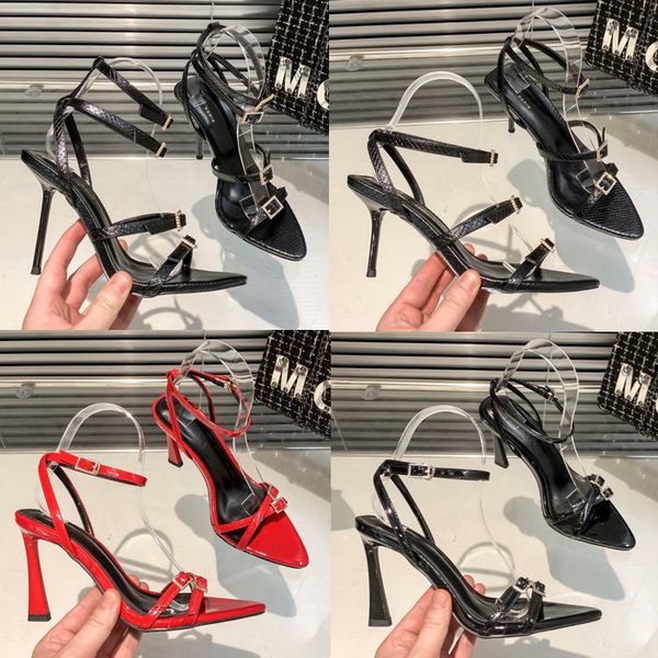new opyum sandals designer women high heels stiletto heel classic letters sandal fashion stylist shoes with box size 35-40, Black
new opyum sandals designer women high heels stiletto heel classic letters sandal fashion stylist shoes with box size 35-40, Black