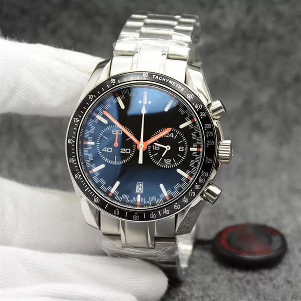 high grade 44mm quartz chronograph mens watches red hands stainless steel bracelet fixed bezel with a ring showing tachymeter 1866, Slivery;brown
high grade 44mm quartz chronograph mens watches red hands stainless steel bracelet fixed bezel with a ring showing tachymeter 1866, Slivery;brown