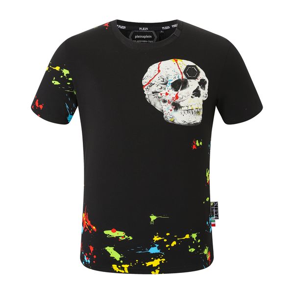 pleinxplein design men's t-shirts designer slim fit pp t-shirt summer rhinestone round neck plein shirt skulls streetwear black 8401 co, White;black
pleinxplein design men's t-shirts designer slim fit pp t-shirt summer rhinestone round neck plein shirt skulls streetwear black 8401 co, White;black