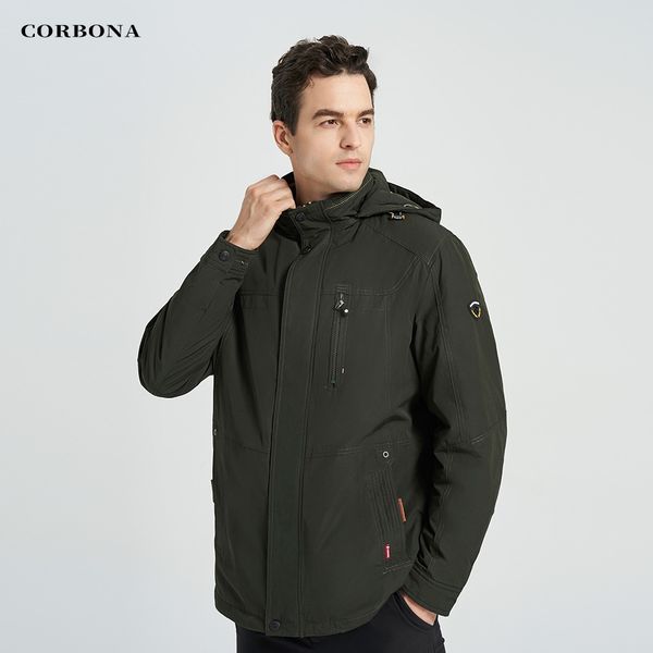 men's jackets corbona 2023 style autumn mens jacket windproof outdoor detachable hat 100 cotton lining high collar business casual coat, Black;brown
men's jackets corbona 2023 style autumn mens jacket windproof outdoor detachable hat 100 cotton lining high collar business casual coat, Black;brown