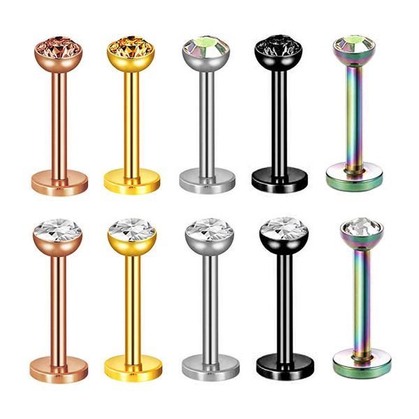 16g stainless steel lip labret piercing crystal ball monroe lip stud helix tragus conch piercing cartilage earrings wholesales i, Black
16g stainless steel lip labret piercing crystal ball monroe lip stud helix tragus conch piercing cartilage earrings wholesales i, Black