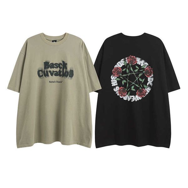 230g double yarn american high street short sleeve t-shirt women's half sleeve fashion hip hop oversize t-shirt summer, Black;white
230g double yarn american high street short sleeve t-shirt women's half sleeve fashion hip hop oversize t-shirt summer, Black;white