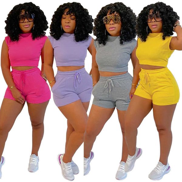 women tracksuits summer two piece shorts set casual short vest jogger biker shorts pants 2pcs suit outfits, Gray
women tracksuits summer two piece shorts set casual short vest jogger biker shorts pants 2pcs suit outfits, Gray