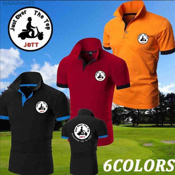2023 summer jott printed men's polo shirts golf wear trend personality short-sleeved business formal occasions men clothing, Black
2023 summer jott printed men's polo shirts golf wear trend personality short-sleeved business formal occasions men clothing, Black