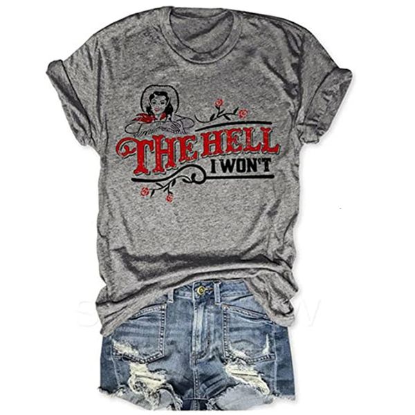 women s t shirt the hell i won t tshirt vintage cowgirl rose flower print country style short sleeve t shirts summer graphic tees 230330, White
women s t shirt the hell i won t tshirt vintage cowgirl rose flower print country style short sleeve t shirts summer graphic tees 230330, White