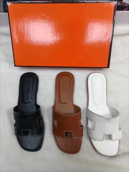designer orange beach slippers h letter luxury leather sandals brand slide flip flops women outside leather summer flat shoes fashion beach, Black
designer orange beach slippers h letter luxury leather sandals brand slide flip flops women outside leather summer flat shoes fashion beach, Black