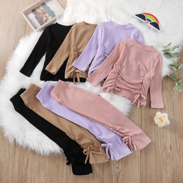 focusnorm 4 colors solid autumn baby girls clothes sets 2pcs drawstring long sleeve pants outfits 1-6y p230331, White
focusnorm 4 colors solid autumn baby girls clothes sets 2pcs drawstring long sleeve pants outfits 1-6y p230331, White
