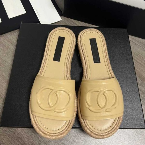 multi colors 23c leather flat slippers women slide mules espadrille sandals shoes beige black lambskin interlocking slides slip on platform
multi colors 23c leather flat slippers women slide mules espadrille sandals shoes beige black lambskin interlocking slides slip on platform