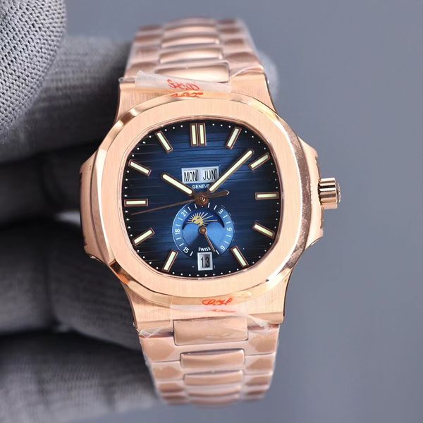 2023 new fashion luxury men's business mechanical watch sapphire glass rose gold case stainless steel strap sport elegant, Slivery;brown
2023 new fashion luxury men's business mechanical watch sapphire glass rose gold case stainless steel strap sport elegant, Slivery;brown
