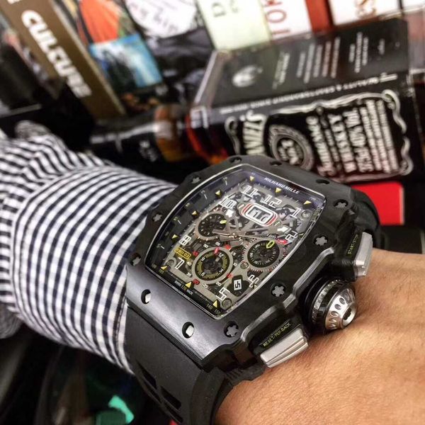 luxury mechanical watch richar mills rm11-03 swiss automatic movement sapphire mirror imported rubber strap 4l8a, Slivery;brown
luxury mechanical watch richar mills rm11-03 swiss automatic movement sapphire mirror imported rubber strap 4l8a, Slivery;brown