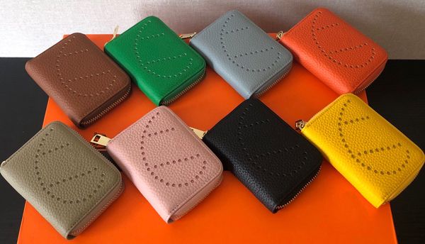 bellows pocket mini real leather zipper short wallets hollow out h letter designer 8 colors women card cases, Red;black
bellows pocket mini real leather zipper short wallets hollow out h letter designer 8 colors women card cases, Red;black