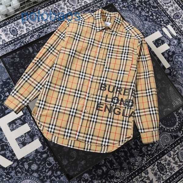 burbersys clothes brand shirts fashion autumn new style casual cotton shirts for men and women couples english letter printing plaid long sl, White;black
burbersys clothes brand shirts fashion autumn new style casual cotton shirts for men and women couples english letter printing plaid long sl, White;black