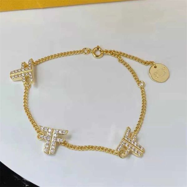 designer bracelet chain jewelry new f letter rhinestone twist brass fashion female, Black
designer bracelet chain jewelry new f letter rhinestone twist brass fashion female, Black