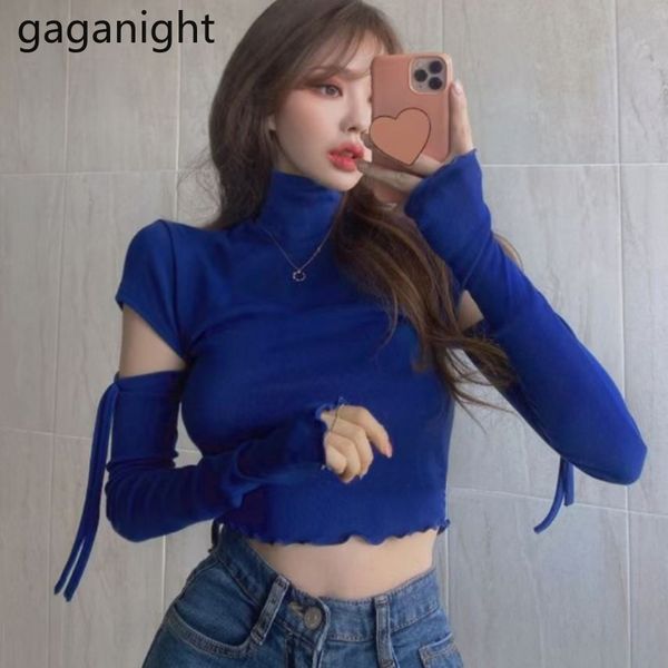women's t-shirt gaganight women turtleneck slit hollow tie t-shirt spring korean long-sleeved tight fitting short tees female 230331, White
women's t-shirt gaganight women turtleneck slit hollow tie t-shirt spring korean long-sleeved tight fitting short tees female 230331, White