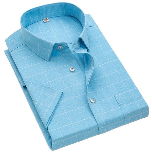 men's casual shirts summer short sleeve men's plain shirt regular fit plaid business casual shirt front pocket men's 230331, White;black
men's casual shirts summer short sleeve men's plain shirt regular fit plaid business casual shirt front pocket men's 230331, White;black