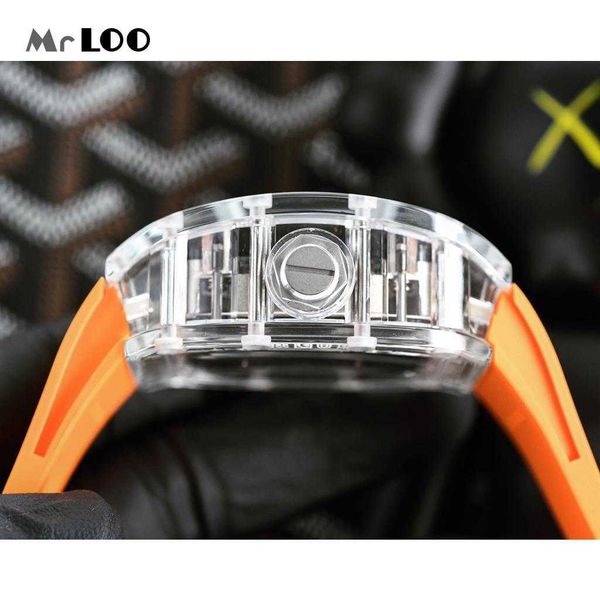 luxury mechanical watch richar mills rm53-02 swiss automatic movement sapphire mirror rubber watchband owr6, Slivery;brown
luxury mechanical watch richar mills rm53-02 swiss automatic movement sapphire mirror rubber watchband owr6, Slivery;brown