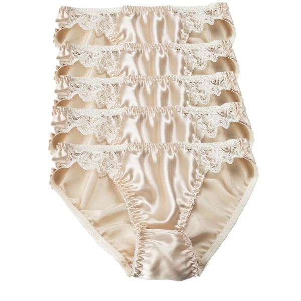 women's panties 5pcs women's 100% silk underwear soft fabric transparent lace knitted underwear women's underwear 230331, Black;pink
women's panties 5pcs women's 100% silk underwear soft fabric transparent lace knitted underwear women's underwear 230331, Black;pink