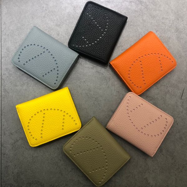 hollow out h letter real leather wallets both sides guaranteed genuine leather women designer 6 colors coin purses, Red;black
hollow out h letter real leather wallets both sides guaranteed genuine leather women designer 6 colors coin purses, Red;black