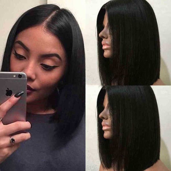 wig fashion temperament medium trim face short set wig medium long straight head 220816, Black
wig fashion temperament medium trim face short set wig medium long straight head 220816, Black