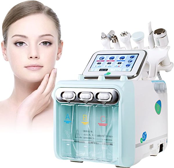 hydrogen oxygen facial beauty machine, 6 in 1 face cleaning jet dermabrasion hydro aqua peeling beauty face equipment , beauty salon essenti
hydrogen oxygen facial beauty machine, 6 in 1 face cleaning jet dermabrasion hydro aqua peeling beauty face equipment , beauty salon essenti
